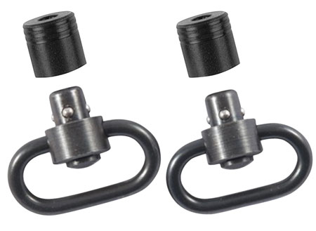 [789816110973] Outdoor Connection PBS19122 Push Button Swivel Set  1.25" Black Steel