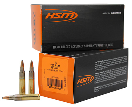 [837306001024] HSM 2232 Varmint  *Remanufactured 223 Rem 55 gr Soft Point 50 Per Box/10 Case