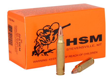 [837306001024] HSM 2232 Varmint  223 Rem 55 gr Soft Point 50 Per Box/ 20 Case