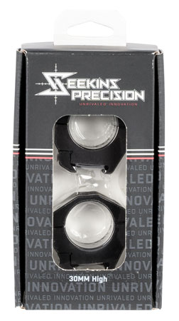 [811452025066] Seekins Precision 0010620012 Scope Rings  Matte Black 30mm High