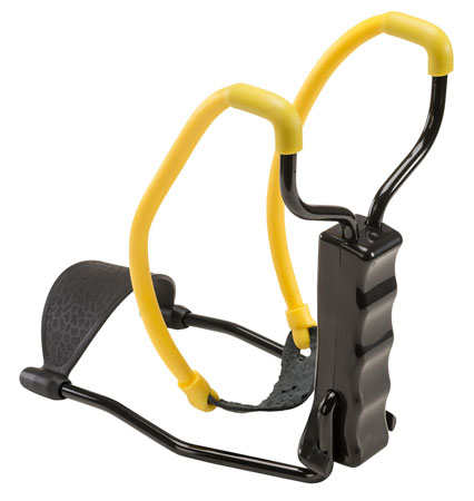 [723364190001] Umarex 2219000 NXG ST11 Compact Slingshot Yellow Rubber Powerband Black Molded Handle