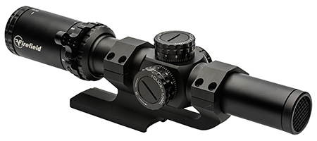 [812495025907] Firefield FF13070K RapidStrike  Matte Black 1-6x 24mm 30mm Tube Dual Illuminated (Red/Green/Black)  Circle Dot Reticle