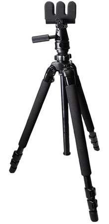 [812495025990] KOPF Jager KJ85001K K700 AMT Tripod made of Aluminum with Black Finish, Pivoting Reaper Grip, 360 Degree Pan  &  3-Level Leg Extensions