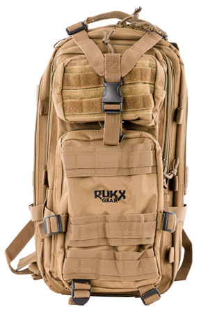 [813393017803] Rukx Gear ATICT1DT Tactical 1 Day Tan 600D Polyester