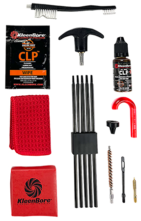 [026249000137] KleenBore K205 Rifle Classic Cleaning Kit .22/ .223/ 5.56mm Cal