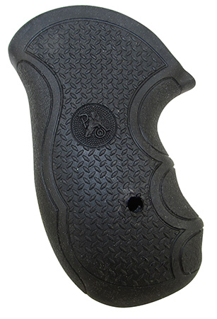 [034337024835] Pachmayr 02483 Diamond Pro Grip Diamond Checkering Black Rubber with Finger Grooves for Ruger SP101