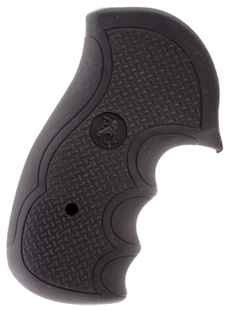 [034337024842] Pachmayr 02484 Diamond Pro Grip Diamond Checkering Black Rubber with Finger Grooves for Ruger GP100