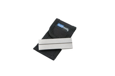 [015896000270] AccuSharp 027C Pocket Stone  Fine/Coarse Diamond Sharpener Gray