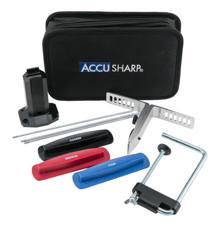 [015896000607] AccuSharp 060C 3-Stone Precision Set Coarse/Medium/Fine Diamond, Alumina, Ceramic Sharpener Multi Color