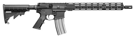 [848456002816] Del-Ton Inc ORFTML16-M Sierra 316L with M-LOK 5.56x45mm NATO 16" 30+1 Black Hard Coat Anodized 5 Position M4 Stock Black A2 Grip