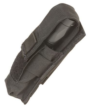 [843119032506] Tacshield T4001BK Suppressor/Light Pouch  Cordura 1000D Nylon Black