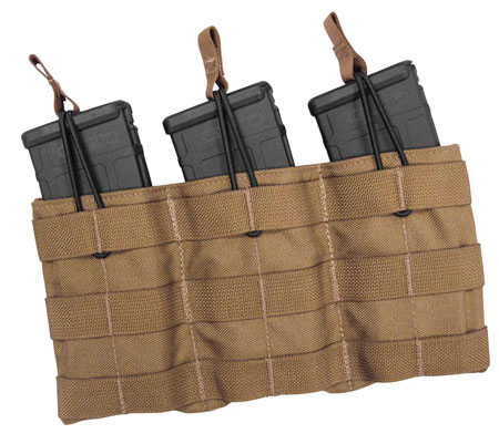 [843119032254] Tacshield T3508CY Speed Load Triple Rifle Triple Coyote 1000D Nylon