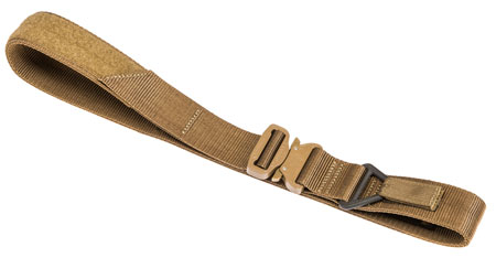 [843119032797] Tacshield T33CSMCY Cobra Riggers Belt Coyote Webbing 30-34" 1.75" Wide Rigger Buckle Closure