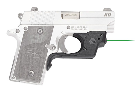 [610242006656] Crimson Trace 0147501 LG-492G Green Laserguard  Black Sig Sauer P238/P938