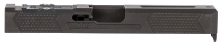[856054008550] Grey Ghost Precision GGP173OCV4 GGP17 Version 4 Slide Compatible w/Glock G17 Gen3, Milled For Trijicon RMR  &  Leupold Deltapoint Pro, 17-4 Stainless Steel w/Black Nitride Finish