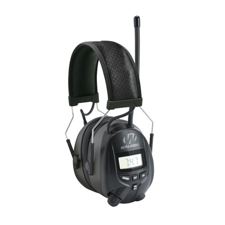 [888151009901] Walker's GWPRDOM AM/FM Digital Muff Polymer 25 dB Over the Head Black