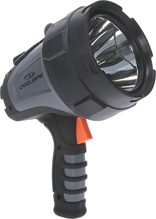 [888151027257] Cyclops CYC-900HHS Hand Held  900 Lumens White Cree XM LED Black ABS Polymer 500 Meters