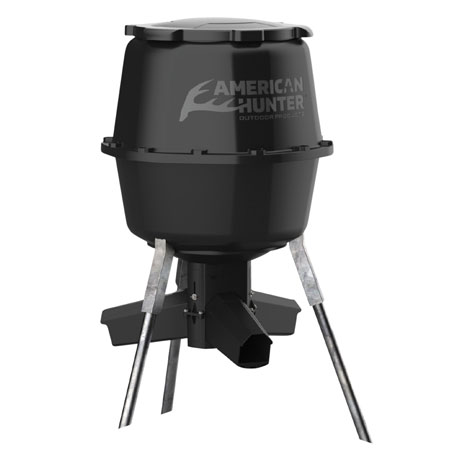[888151026120] American Hunter AH225GRAV Gravity Feeder w/Nesting Hopper 30 Gallon Capacity Black