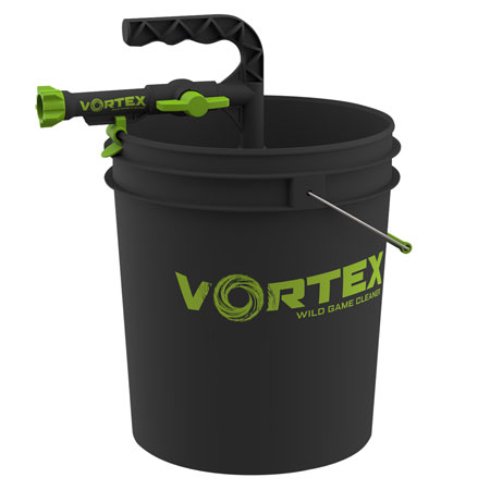 [888151024348] HME HMEGWSHRBKT Wild Game Cleaner  Black/Green ABS Plastic w/ bucket