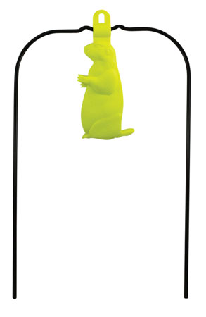 [029057480221] Birchwood Casey 48022 Ground Strike Hanging Prairie Dog Pistol/Rifle Rubber/Metal Yellow Prairie Dog Illustration Impact Enhancement Motion