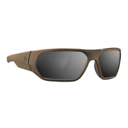 [840815126720] Magpul MAG1145-1-245-1110 Radius Eyewear Adult Gray Silver Mirror Lens Polycarbonate Flat Dark Earth Frame
