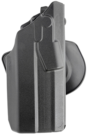 [781602134279] Safariland 73788325411 7TS  OWB Black SafariSeven Compatible with Glock 17 w/Light, Belt Slide/Paddle Mount, Right Hand