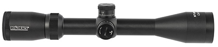 [698156072127] Konus 7212 Konus-LX  Matte Black 3-9x 40mm 1" Tube 30/30 Duplex Reticle For 350 Legend