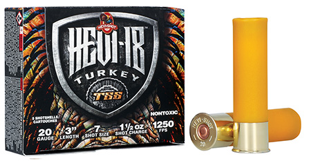 [816383001868] HEVI-Shot HS7007 HEVI-18 TSS Turkey 20Gauge 3" 1 1/2oz Tungsten 7Shot 5 Per Box/10 Case