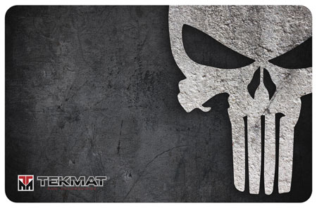 [612409974143] TekMat TEKR42PUNISHER Punisher Door Mat Black/Gray Rubber 42" Long Punisher Skull