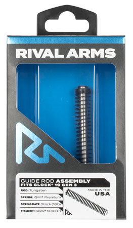 [788130028476] Rival Arms RA50G201T Guide Rod Assembly  Tungsten for Glock 19 Gen3
