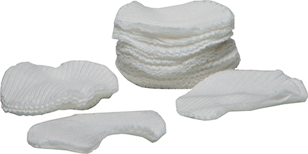 [043125134557] CVA AC1455C Cleaning Patches  2" Cotton 500 Per Pkg