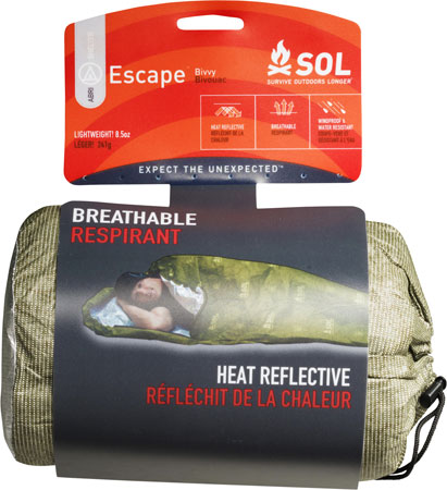 [707708012297] Survive Outdoors Longer 01401229 SOL Bivvy Warmth Waterproof OD Green
