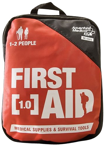 [707708102103] Adventure Medical Kits 01200210 Adventure 1.0 Kit First Aid Black/Red