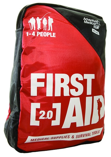 [707708102202] Adventure Medical Kits 01200220 Adventure 2.0 Kit First Aid Black/Red