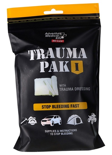 [707708002953] Adventure Medical Kits 20640295 Trauma Pak I  Stop Bleeding Clotting Gauze