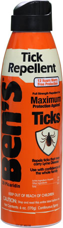 [044224073006] Ben's 00067300 Tick Repellent Eco-Spray Odorless Scent 6 oz Aerosol Repels Ticks Effective Up to 12 hrs