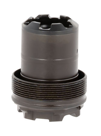 [850002123128] CGS Suppressors CGS3LUG 3-Lug  Steel Black