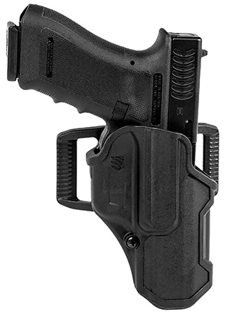 [604544648041] Blackhawk 410757BKR T-Series L2C Non-Light Bearing OWB Black Polymer Belt Slide Fits S&W M & P/SD/Taurus PT 24/7 Pro Right Hand