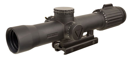 [719307313101] Trijicon 2400003 VCOG  1-8x 28mm Obj 109.20-13.10 ft @ 100 yds FOV Matte Black Finish LED Illuminated Red Segmented Circle w/Crosshair MRAD Dot