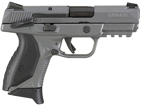 [736676086504] Ruger 8650 American Pistol Compact 45 ACP 3.75" 7+1 Gray Cerakote Gray Cerakote Stainless Steel Slide Black Wraparound Ergonomic Grip Manual Safety
