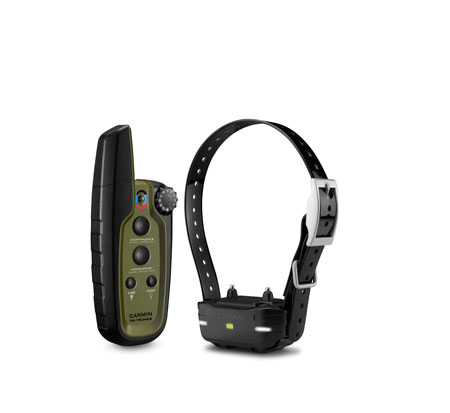 [753759114435] Garmin 0100120500 Sport Pro System Bundle Handheld Green w/BarkLimiter, LED Beacon Lights, 1-Hand Operation, Water-Resistant Rechargeable Li-ion; Collar Up to 3 Dogs .75 Mile Range