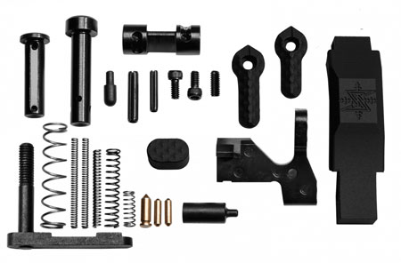 [811452029606] Seekins Precision 0011510063 Builder's Kit Enhanced Compatible w/ AR-15 Lower Receiver Black