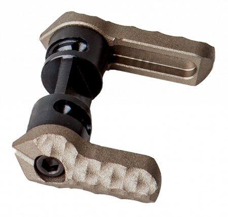 [811452029323] Seekins Precision 0011580006 Safety Selector 60/90 Degree Flat Dark Earth Aluminum Ambidextrous