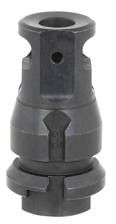 [810128160520] Dead Air DA109 KeyMount Muzzle Brake Black with 1/2"-28 tpi Threads  &  2.60" OAL for Sandman Series, KeyMo Equipped Nomad-30  &  Primal Suppressors