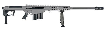 [810021510439] Barrett 18067 M107A1  50 BMG 29" 10+1 Tungsten Gray Cerakote Tungsten Gray Fixed with Sorbothane Recoil Pad Stock Black Polymer Grip