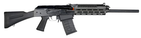 [810058880024] JTS Shotgun M12AKT1 M12AK T1 12 Gauge Semi-Auto 3" 5- 2.75" Shells 18.70" Black Steel Barrel, Black Receiver w/Picatinny Rail, Black Fixed Synthetic Stock, Black Polymer Grip, M-LOK Forend, Sling Hook