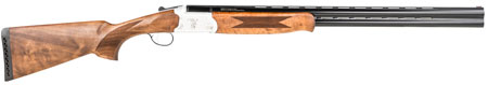 [713780331126] TriStar 33112 Trinity LT O/U 12 Gauge 28" 2rd 3" Silver Engraved Aluminum Rec Turkish Walnut Stock Right Hand (Full Size) Includes 5 MobilChoke