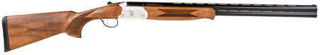 [713780331140] TriStar 33114 Trinity LT O/U 20 Gauge 26" 2rd 3" Silver Engraved Aluminum Rec Turkish Walnut Stock Right Hand (Full Size) Includes 5 MobilChoke