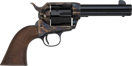 [641996211263] Pietta HF357CHS434NM 1873 Great Western II Californian 357 Mag 6rd 4.75" Blued Steel Barrel  &  Cylinder, Color Case Hardened Steel Frame, Walnut Grip, Exposed Hammer