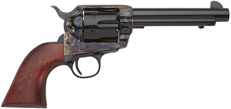 [641996211225] Pietta HF45CHS512NM 1873 Great Western II Californian 45 Colt (Long Colt) 6rd 5.50" Blued Steel Barrel  &  Cylinder, Color Case Hardened Steel Frame, Walnut Grip, Exposed Hammer